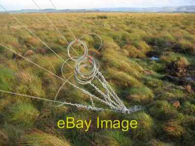 Foto 6x4 Windmesser Anker, Auchencorth Moos. Leadburn Verankerungspunkt c2005
