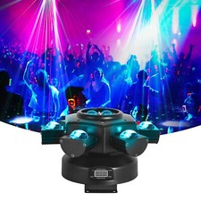 Disco-Licht Rotierendes 6-Arm-System RGBW Strahl DJ Party Licht Pixel-Control