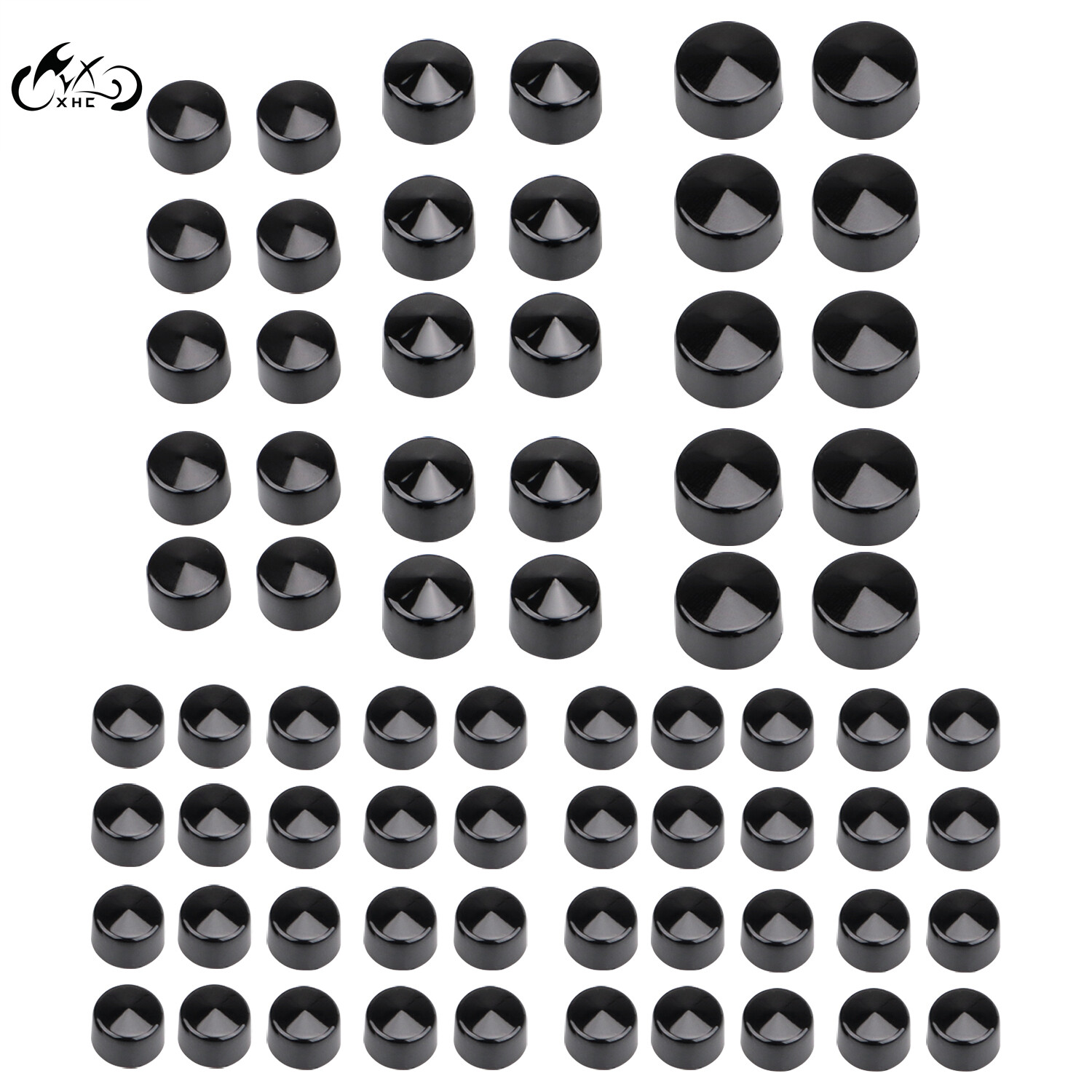 Black Engine Bolt Cover Kit For Harley Electra Street Glide Road King M8 1720 eBay