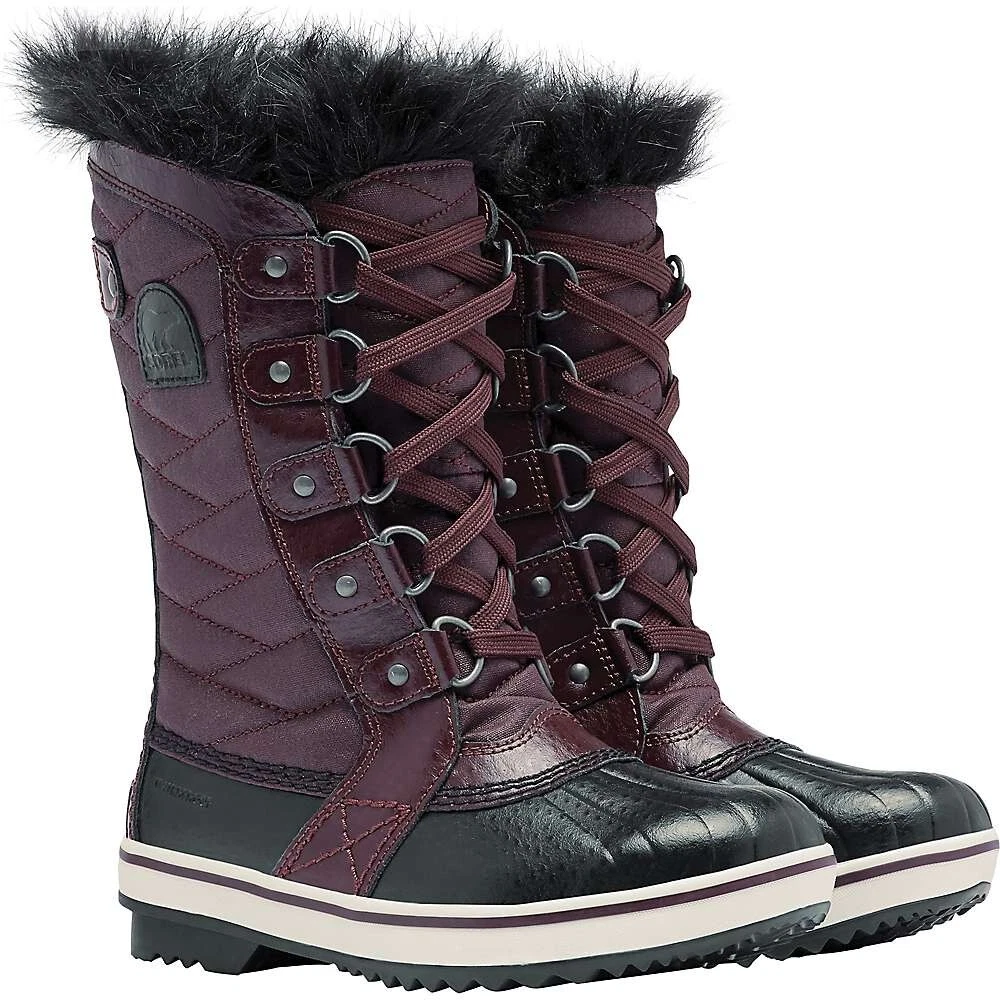 SOREL Youth Unisex Tofino II Boots Big Kid 7 M Plum Purple