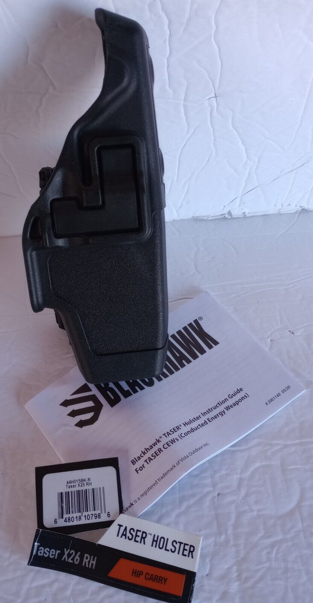 Blackhawk Taser Holster X26 RH Right Hand Hip Carry 44H015BK-R | eBay