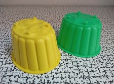 70s 80s Vintage Retro Hard Plastic Disney Mickey Mouse Pluto Jelly Jello Moulds