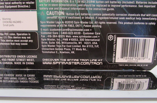 Tron Legacy Deluxe Identity Disc Rinzler 2010 READ DETAILS - Picture 7 of 12