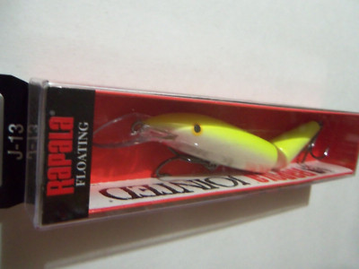 1 Rapala Jointed Minnow Lure J13 SFC Silver Fluorescent Chartreuse NIP