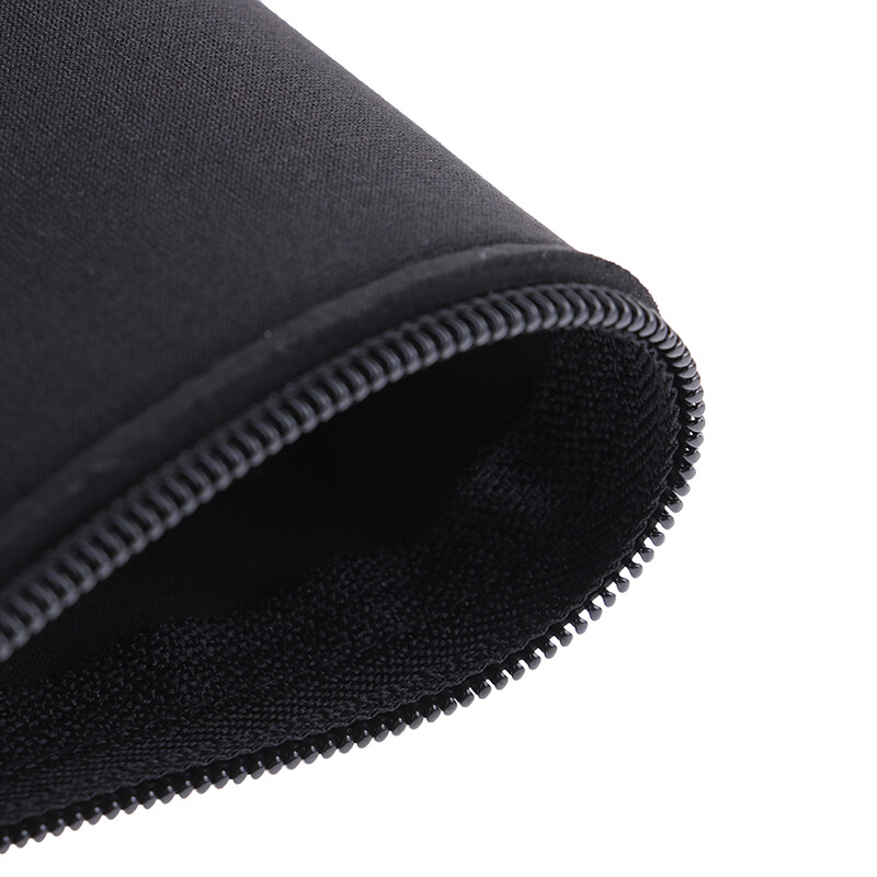 1Pc DIY neoprene cable management sleeve zipper wrap wire hider cover