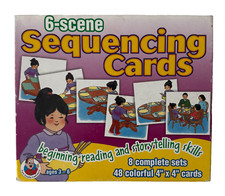 Vintage 6-Scene Sequencing Cards Frank Schaffer Reading Skills Ages 3-6 1997