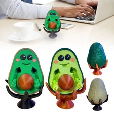 3D Printed Middle Finger Bad Avocado Funny Avocado Toys Middle Finger Statue TR