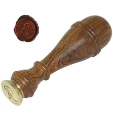 Authentic Models MG200E Classic Alphabet Initial Wax Seal Stamp - Letter E