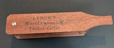 Vintage Lynch's World Champion Turkey Caller Model 102 1958 Liberty Miss