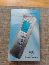 Vintage Sharper Image Digital 9 Hour Voice Recorder Record/Mp3