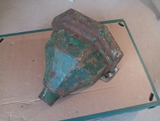 Antique Vintage Gutter Cast Iron Rain Water Hopper Garden Planter Original Paint