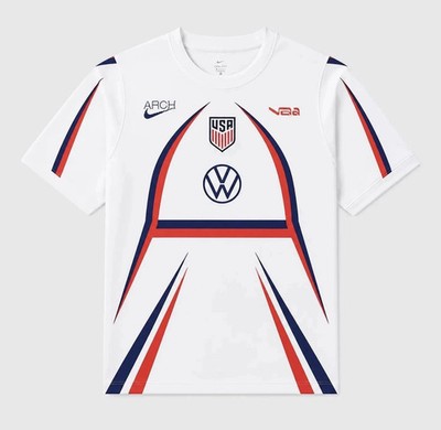 USA Virgil VAA NIKE Cup 2026 Pre MatchTop Trikot Off White Jersey S IH169 Neu