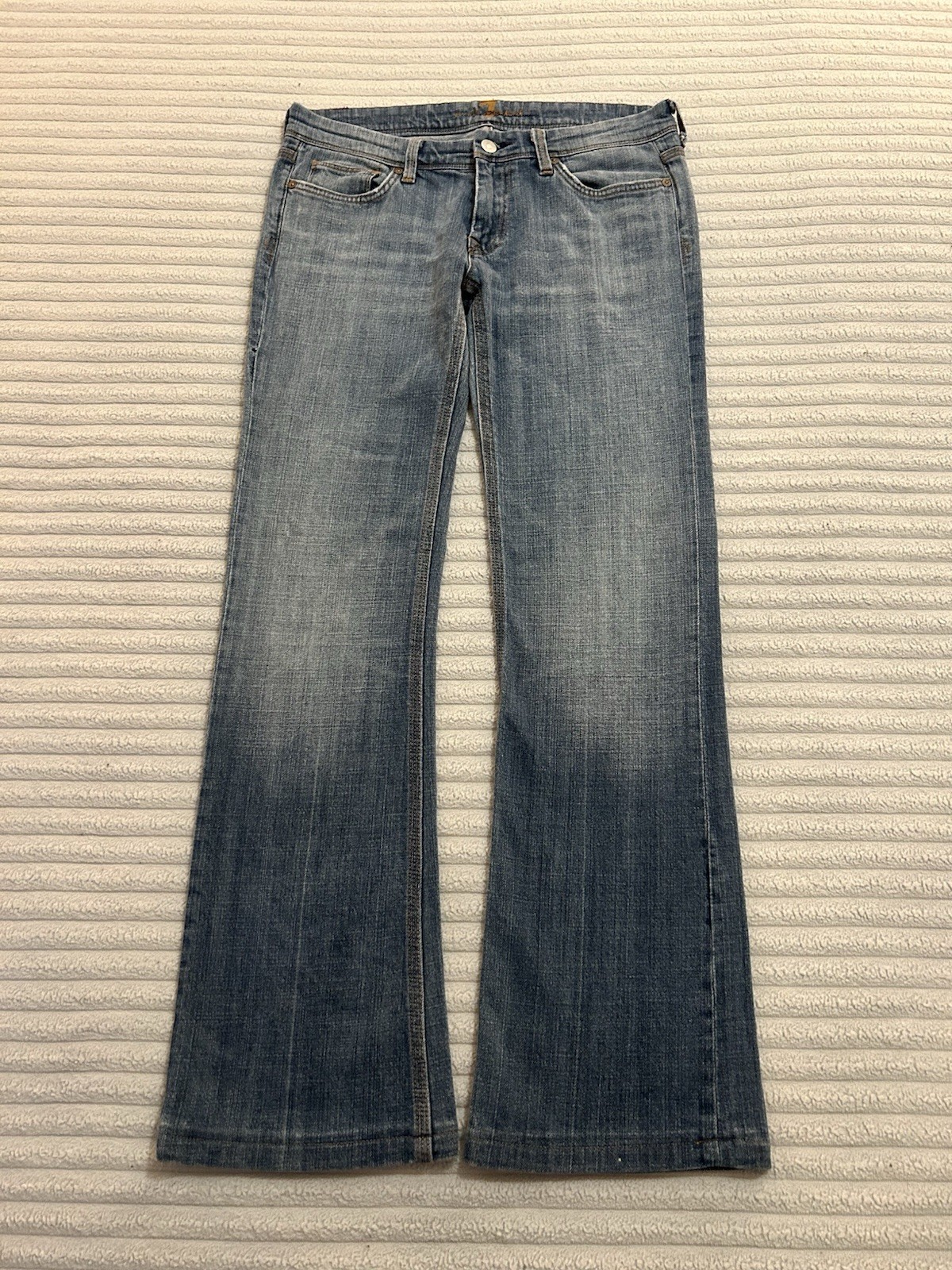 7 for All Mankind Women's Flynt Bootcut Jeans Low Rise, Size 31x30, Vintage USA