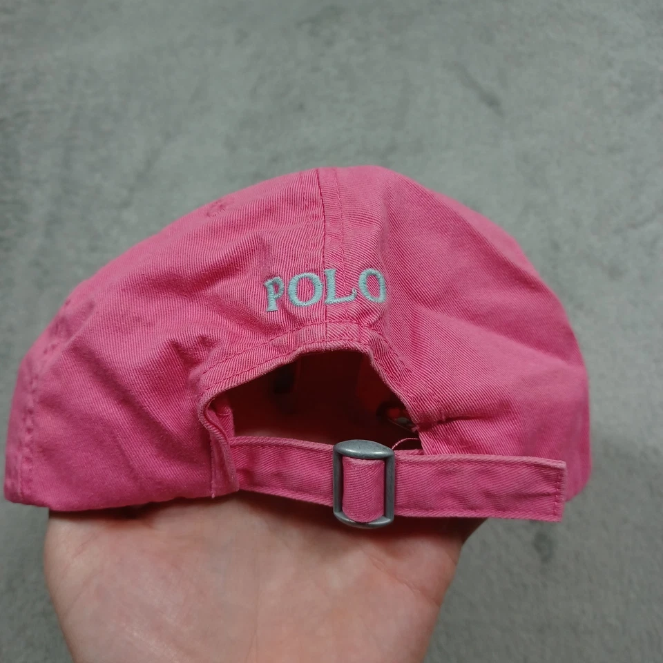 Sombrero Polo Ralph Lauren Juvenil Talla Única Rosa Ajustable Preppy Informal Logo Foto 4 de 4