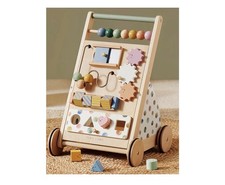Tiny Land Wooden Baby Activity Walker PushToy Montessori Adjustable Speed Kids
