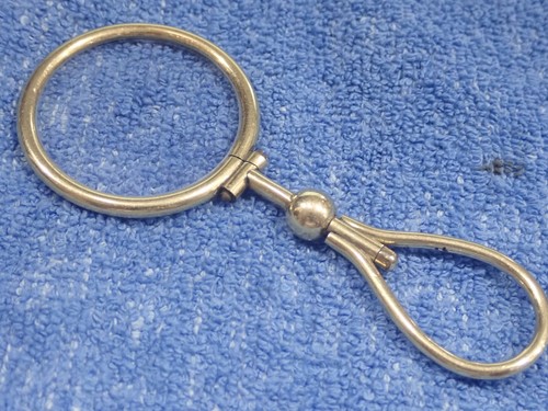 18K SOLID GOLD UNIQUE RARE 1830 ENGLISH ROUND QUIZZING GLASS WITH SWIVEL HANDLE! - 第 2/8 張圖片