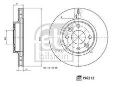 Disque de frein Dacia LOGAN