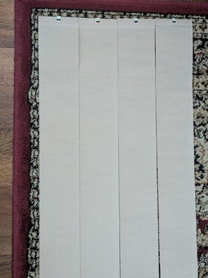 22 Fabric Vertical Blind Slats & Weights 46''Lx3.5''W Beige Light Filtering Slats