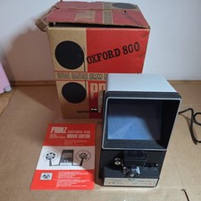 Prinz Oxford 800 Dual Gauge 8mm Film Editor/Viewer, Box, Manual UNTESTED