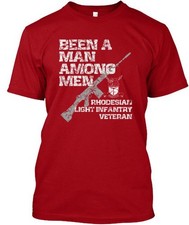 Rhodesian Light Infantry Veteran Vinta Been A Man T-Shirt Made in USA S to 5XL