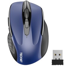 Wireless Mouse, 2.4G Ergonomic Optical Mouse, Computer Mouse for Laptop, PC, ...