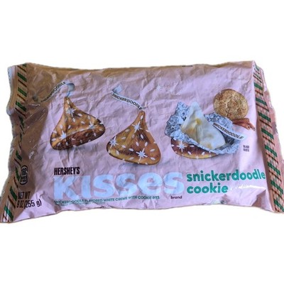 Hershey's Kisses 9 oz. SNICKERDOODLE COOKIE Bits White Chocolate