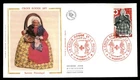 Mayfairstamps France FDC 1977 Woman Sewing Red Cross First Day Cover aaw_63101
