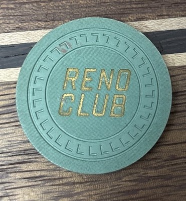 Reno Club Casino L Mold Casino Poker Roulette Chip NCV