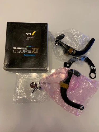 Vintage Shimano Deore XT STI U-II Brake BR-M733 Made In Japan Incompelete Set