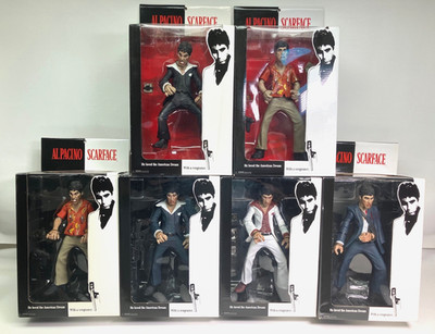 VTG 2004 Mezco Scarface Al Pacino 10  Complete Set Player Rise Enforcer Fall NEW