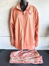Kappa 222 Banda Track Suit Large Jacket And XL Pants Pink READ DESCRIPTION