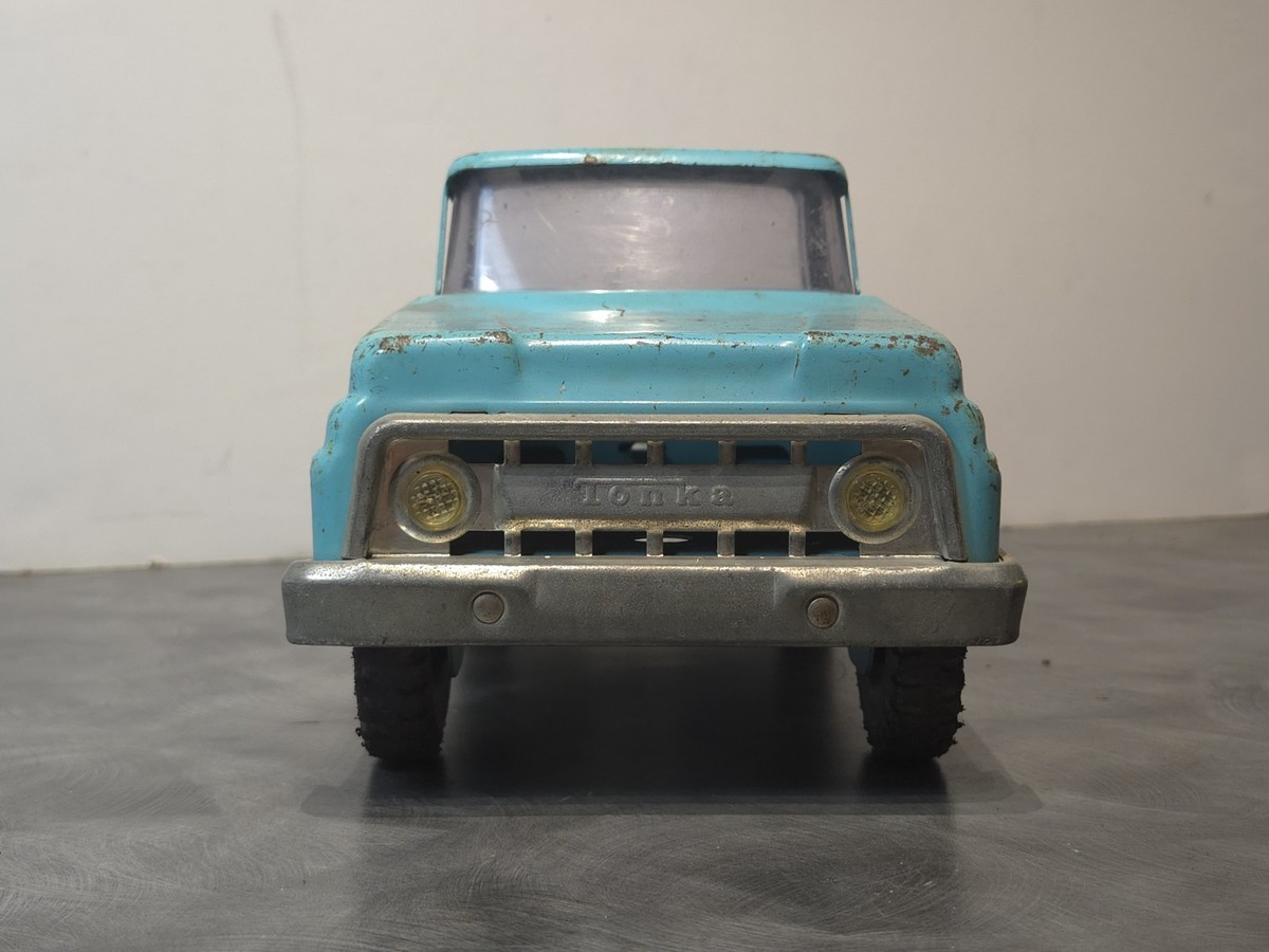 1960s Tonka Pickup Truck Toy Vintage Original Blue Teal Turquoise