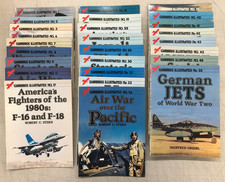 Warbirds Illustrated Series, Lot of 26, (1982-1987) E-64