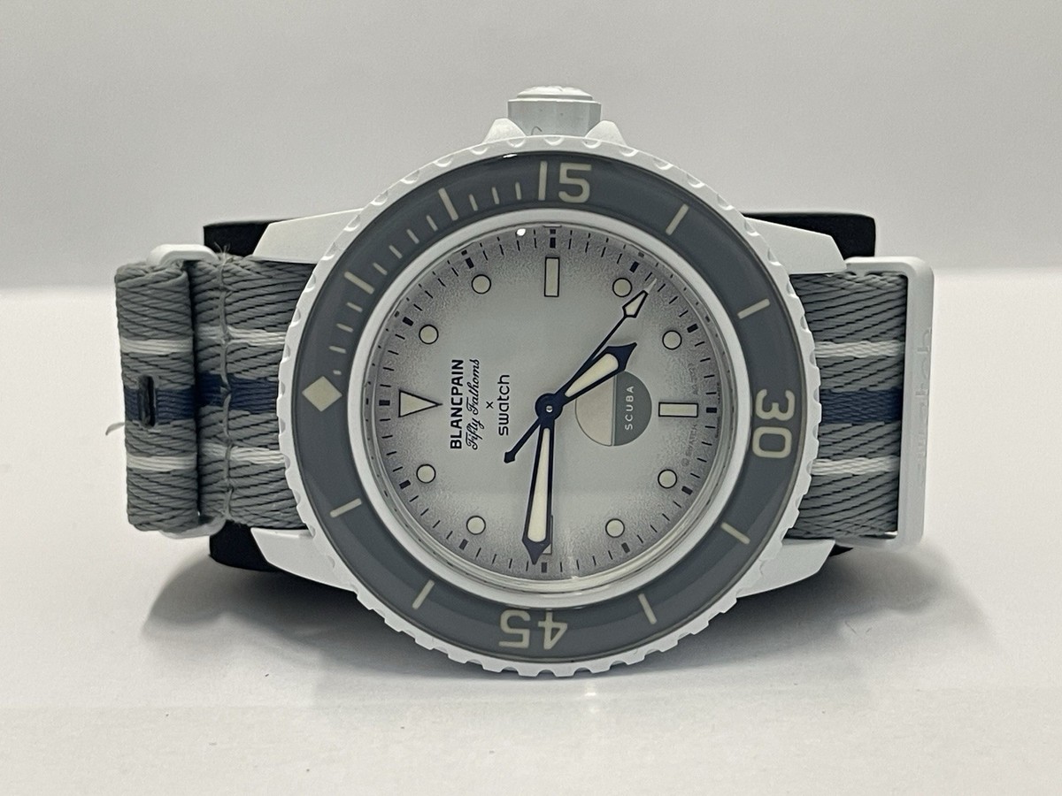 BLANCPAIN X SWATCH SCUBA ANTARCTIC AUTOMATICO SCONTRINATO NUOVO