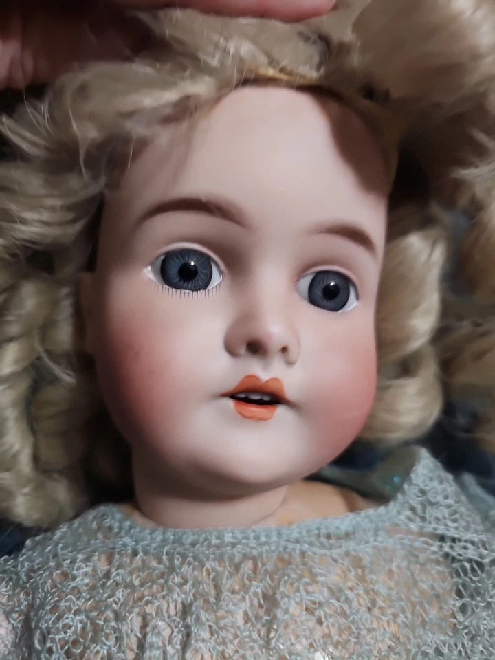 Muñeca Reina Luisa Armand Marsella 22"" 100 Alemania Cabeza Bisque Antigua Foto 2 de 4