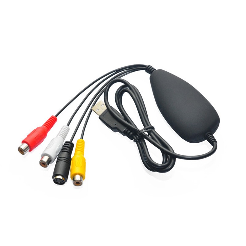 Ezcap172 USB AV Video Capture Card Audio Grabber VHS,V8,Hi8 Player TV Box To PC