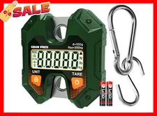 Digital Hanging Scale 660LB/300KG,Handheld Mini Crane Scale,Deer Hunting Scales,