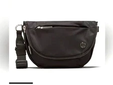 Lululemon All Night Festival Bag In Black/Silver New 11x8….5L