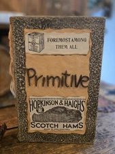 Handmade Primitive/Antique Style Paint Cookbook (No Pages ,Recipes). Decor Piece