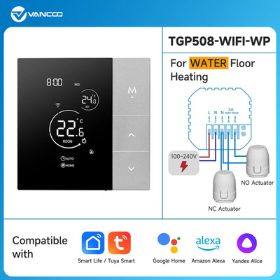 Wifi Thermostat Tuya Smart Home Thermoregulator for Boiler/Electric/Underfloor H