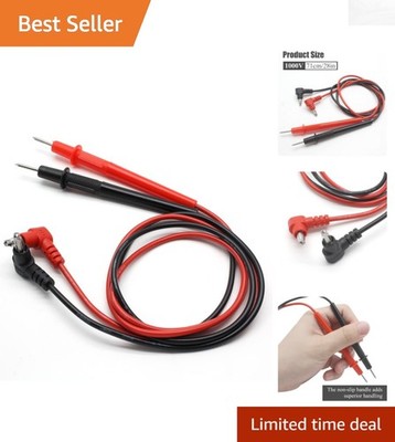 Silicone Multimeter  Leads - 28'' Red & Black Probes for Precision