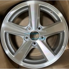 16x6.5 Alloy Wheel Machined Silver 5 Spoke Fits 2003-2005 Honda Accord