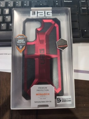 T6. UAG Monarch Case Samsung Galaxy S21+ (Plus) 5G Crimson Red Urban Armor Gear