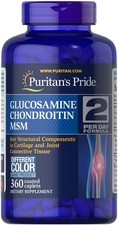 Puritans Pride Triple Strength Glucosamine Chondroitin MSM Joint Soother 360Caps