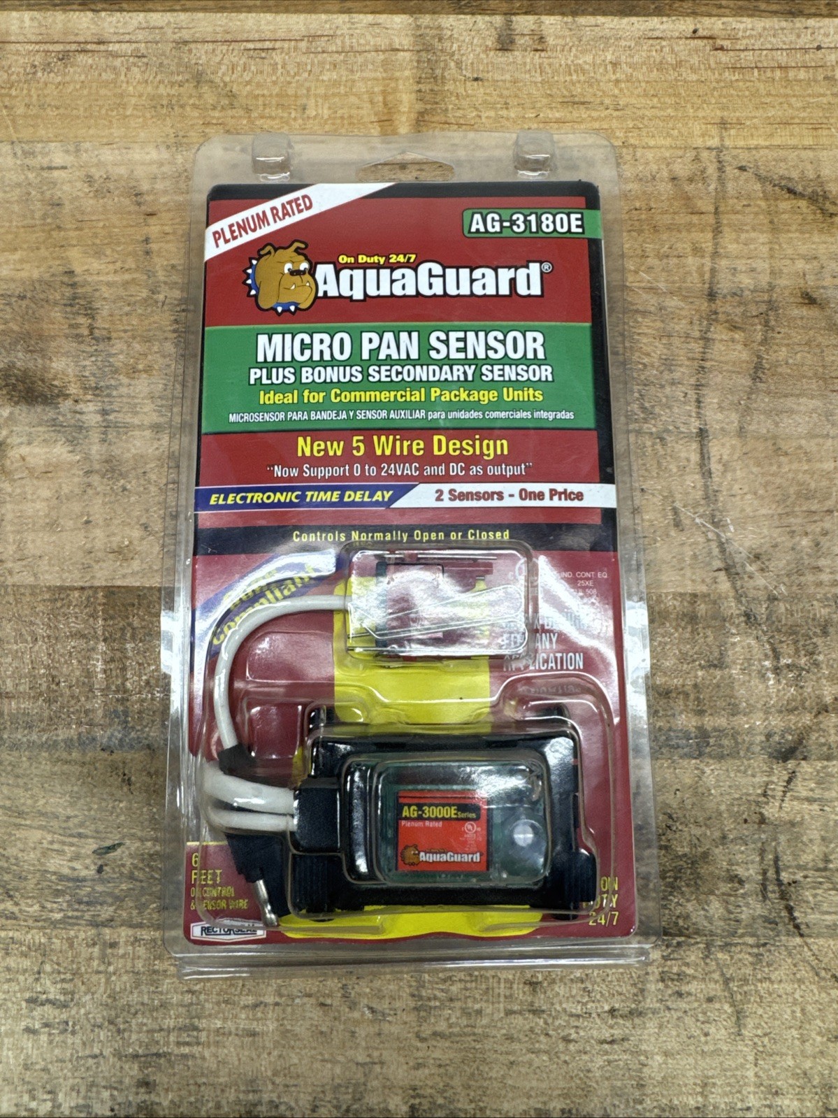 Rectorseal AquaGuard AG-3180E Micro Pan Sensor + Bonus Secondary Sensor