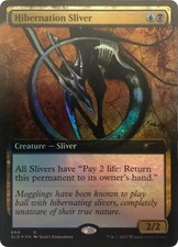 Hibernation Sliver (Extended Art) -Foil Light Play MTG Secret Lair