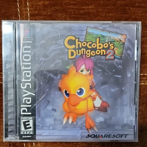 Chocobo's Dungeon 2 Sony PlayStation 1 Squaresoft 1999 w/ Manual Included