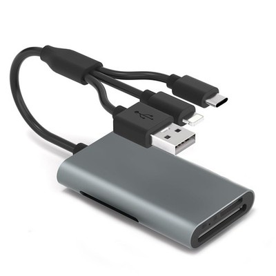 4-in-1 Memory Stick Pro  Adapter mit Dreifachem für -Schnittstelle-/USB-C-/4563