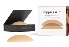 Nippies Nipple Covers Sticky Adhesive Silicone Pasties CREAM SIZE 2 FITS D 