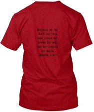 Nrt Psalm144 1 T-Shirt Made in the USA Size S to 5XL
